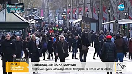 Каталуния гласува на предсрочни парламентарни избори