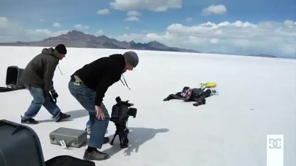 Ken Block And Travis Pastrana At The Salt Flats