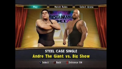 Legends Of Wrestlemania - Andre The Giant vs Big Show