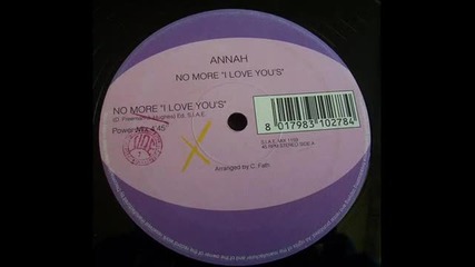 Annah - No More I Love You's 1995