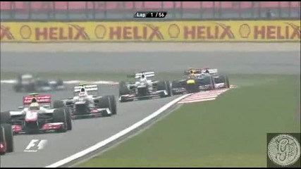 Формула 1 2012 - Гп на Китай (bbc) Цялото състезание част 1 l 5 (formula1 2012 - China Gp Full Race)