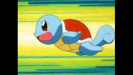 Pok Squirtle Learning Hydropump