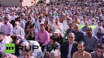 Iran: Ayatolla Khamenei leads Eid prayers in Tehran