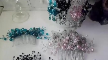 Дизайнерски кристални украси за коса от Absoluterose.com