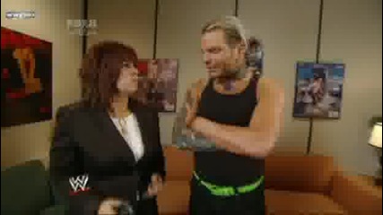 .f.n.sd.03/06/09 Vickie Guerrero & Jeff Hardy (backstage)