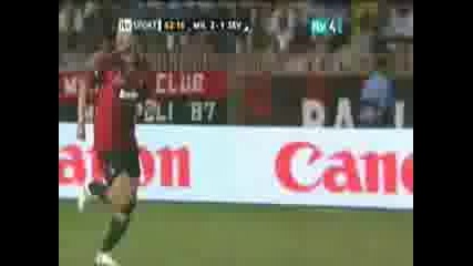 Milan - Sevilia Янкуловски goal