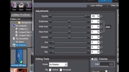 Proshow Producer / Coloring # 1