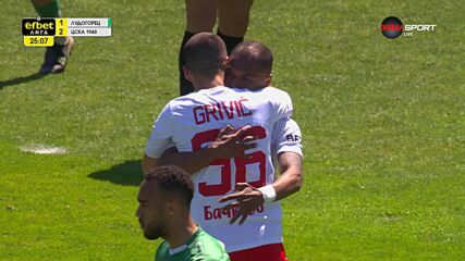 Goal by CSKA 1948 Sofia