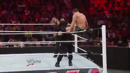 Cody Rhodes & Goldust vs Roman Reigns & Seth Rollins - Wwe Raw 10/3/14