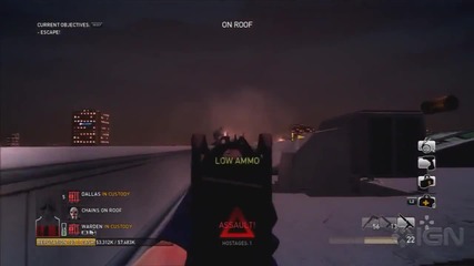 Payday The Heist - Roof Gameplay