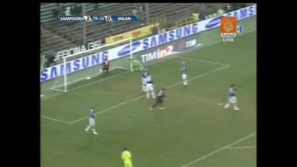 Сампдория 2 - 1 Милан Алешандре Пато