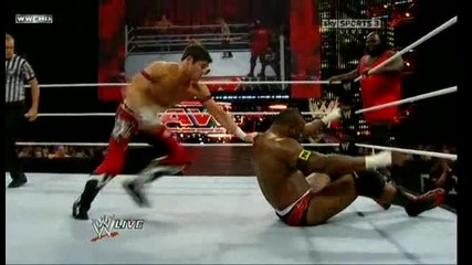 John Cena and Michael Tarver vs Evan Bourne and Mark Henry Raw 04.10.2010 Part 1 