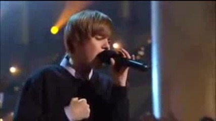 Justin Bieber singing Some Day At Christmas 