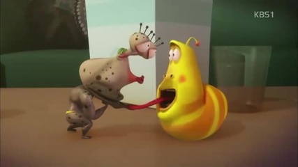 Larva - много смях(виолетовия на гости и диетата на жълтия)