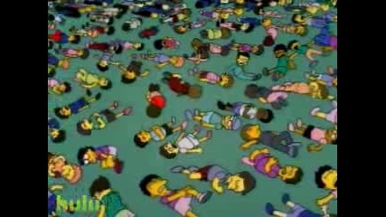 The Simpsons - транплин 