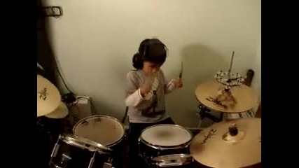 Green Day Holiday Drum Cover Joshua Hui 5 years old 