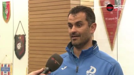 Великов: Ако не бяха изгонили наш играч, щяхме да спечелим