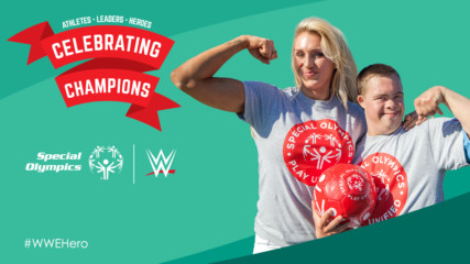 WWE celebrates Special Olympics champions