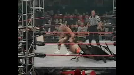 TNA Kurt Angle & Team 3D vs. Rhino, Christian Cage, and A.J. Styles - Full Metal Mayhem