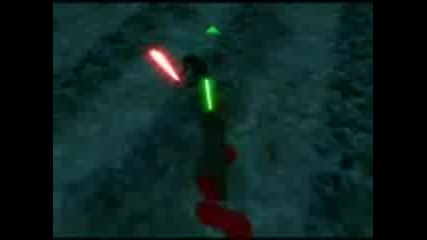 Gta san andreas Star wars Lightsabers Fight