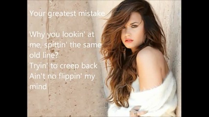 Demi Lovato - Mistake lyrics