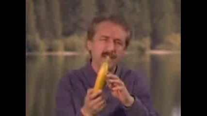 Ето как се яде банан