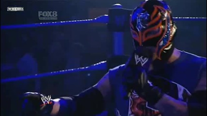 Wwe Smackdown 22.01.10 Rey Mysterio предизвкива Undertaker на ринга 