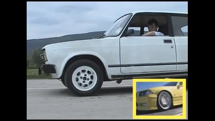 bmw is defently not faster than lada