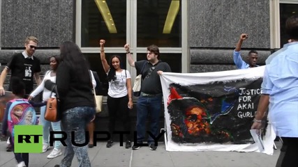 USA: Protesters demand justice for Akai Gurley as Officer Liang returns to court