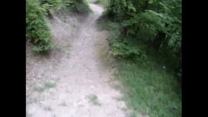 Downhill - едно от трасетата над Стадиона - Троян 