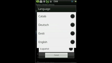 Mydroid - Battery widget