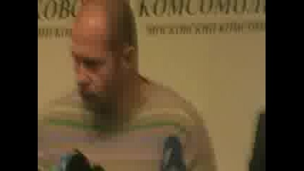 Fedor Emelianenko прес - конференция 29.10.2009 (2/4) 
