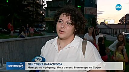 Остава тежко състоянието на единия пострадал при катастрофата с такси в София