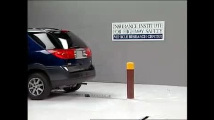 2002 Buick Rendezvous (5 M.p.h) Rear into Pole Iihs 