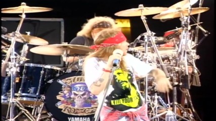 Guns N Roses - Knockin On Heaven Door - 1992 - Freddie Mercury Tribute - 1080p