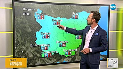 Прогноза за времето (27.11.18 - сутрешна)