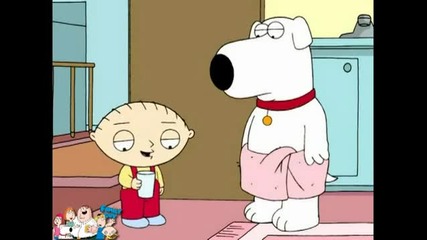 Family Guy - Стюи бие Брайън