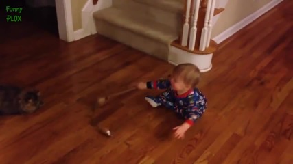 Компилация Смях - Kittens and Babies Playing Together Compilation 2014