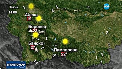 Прогноза за времето (01.09.2017 - обедна емисия)