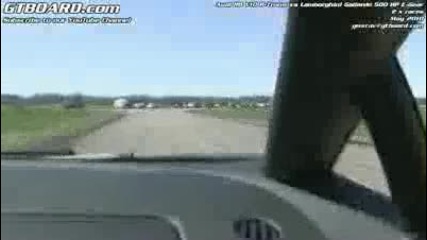 Audi R8 V10 vs Lamborghi Gallardo 500 Hp x 2 races