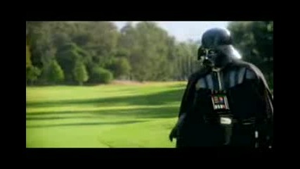 Darth Vader се обзалага на Игра на голф
