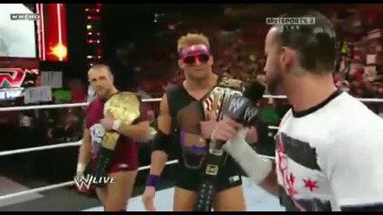 Wwe Raw: Cm Punk, Daniel Bryan and Zack Ryder Championship of Wwe Segment!