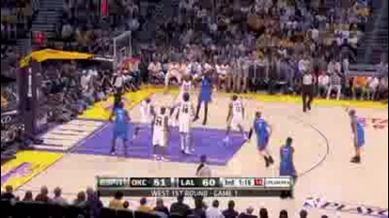 2010 Nba Playoffs - Lakers vs. Thunder Game 1 
