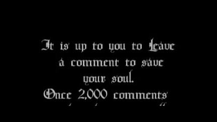 Comment To Save Your Soul 