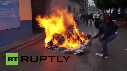 Mexico: Protesters torch ballot papers, blocking vote in Tixtla