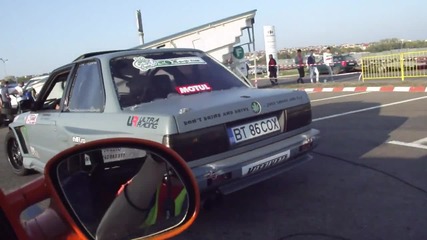 Cox Drift Team - 20 oct 2012 - Finala Cndr @ Carrefour Bmw E30 Drifting