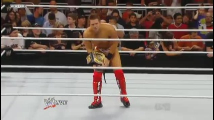 Wwe Raw 11 22 10 - The Miz wins the Wwe championship! (360p) 