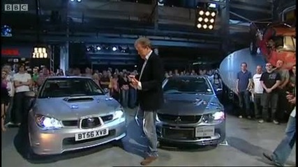 Top Gear - Subaru Impreza vs Mitsubishi evo