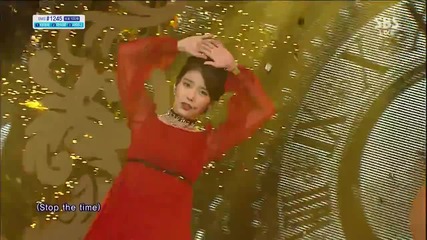 131027 Iu - The Red Shoes @ Inkigayo