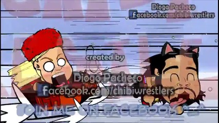 Wwe Анимациа - Rusev & Lana #04 ( Chibi Wrestlers | Wwe Animation)